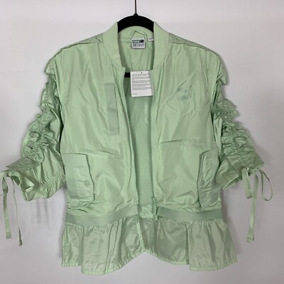 PUMA Women's Extreme Frill Bomber Jacket Spray Green Size XS, M, L NWT