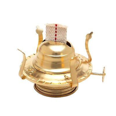 Brass Plated Oil Burner Replacement for Antique Kerosene Lamps