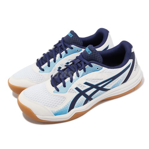 

Мужские волейбольные кроссовки Asics Upcourt 5 White Indigo Blue Gum 1071A086-102, Белый, Upcourt 5