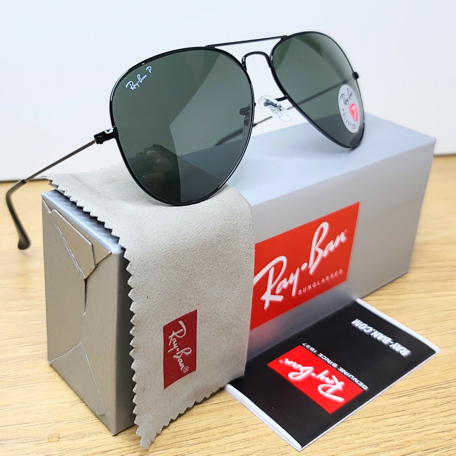 ray ban aviator black