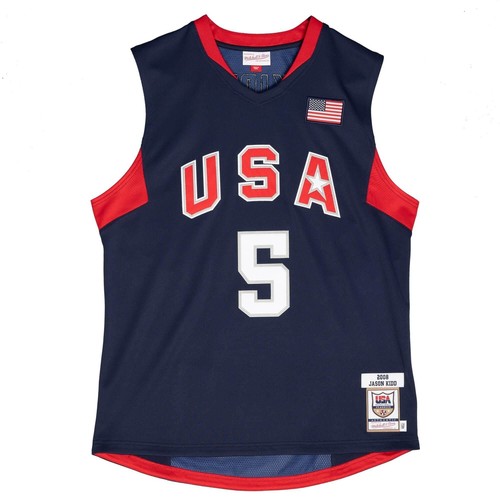 

MITCHELL - NESS NBA DARK JERSEY USA 2008 JASON KIDD, Navy