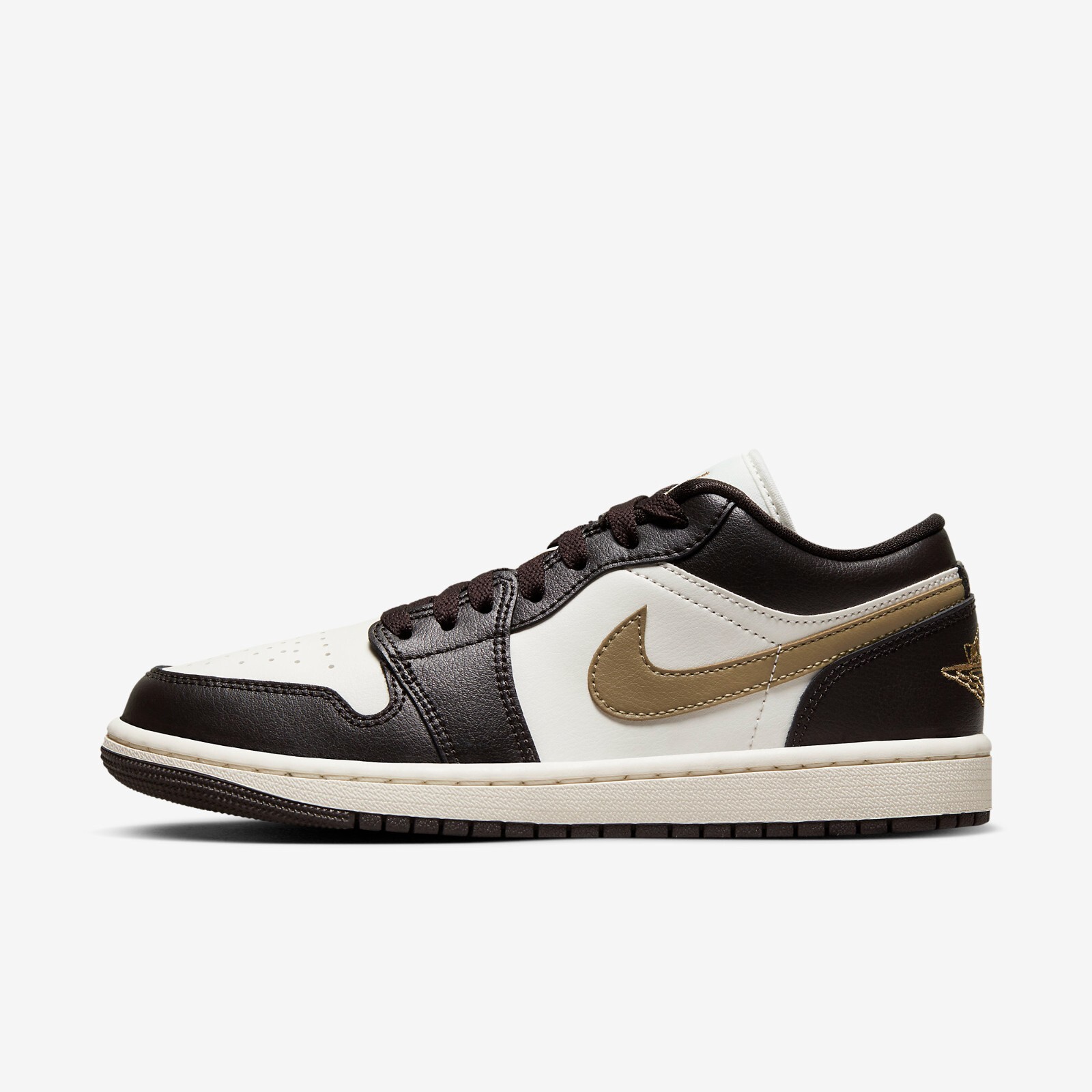 

Кроссовки Jordan 1 Low Shadow Brown DC0774-200 WMNS Shoes, Shadow brown/brown kelp/sail, Jordan 1 Low Shadow Brown