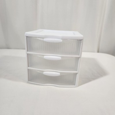 Sterilite Mini 3 Drawer Storage Container