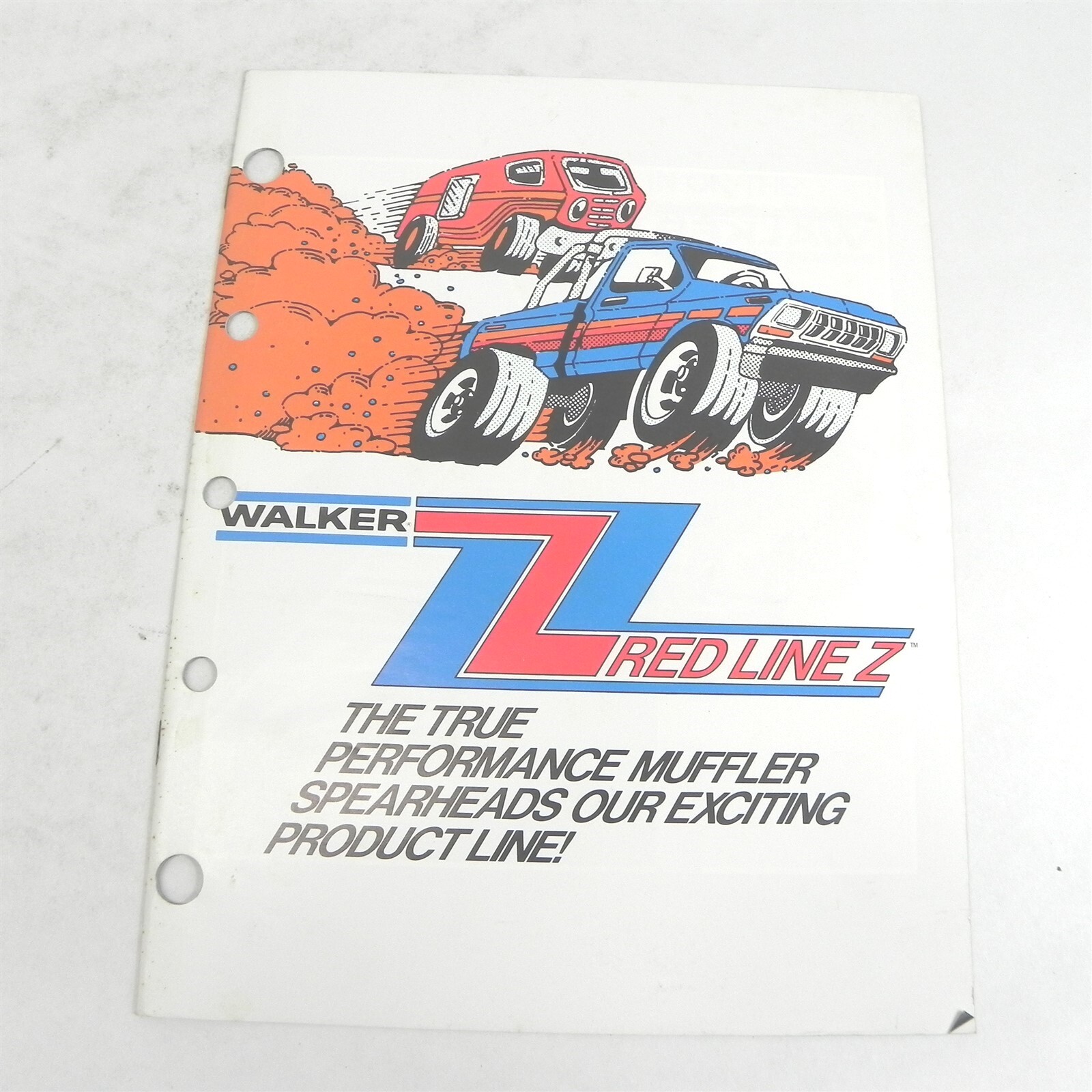 VINTAGE 1978 WALKER RED LINE Z PERFORMANCE MUFFLER RACING