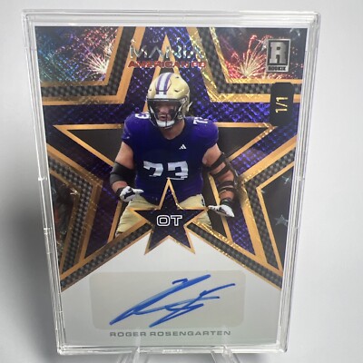 2024 Wild Card Auto Mania ROGER ROSENGARTEN  1/1 Autographed 