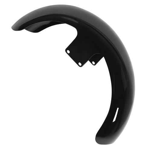 Steel 19" Wrap Front Fender Black For Harley Touring Street Road Glide