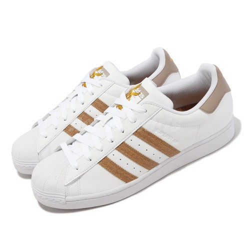 adidas Originals Superstar White Brown Мужская пробковая повседневная обувь унисекс GY0013