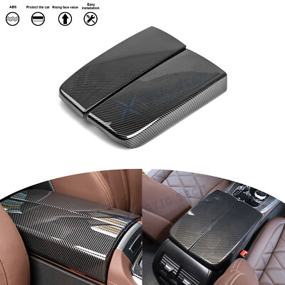 For 2020-2024 BMW X6 G06 Center Armrest Carbon Covers X5 G05 X7 G07 2019-2024