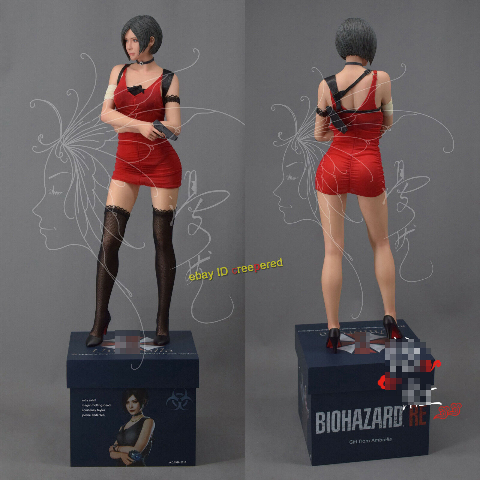 Ada Wong 1/4 Resin Figure Biohazard Resident Evil Model Paint...