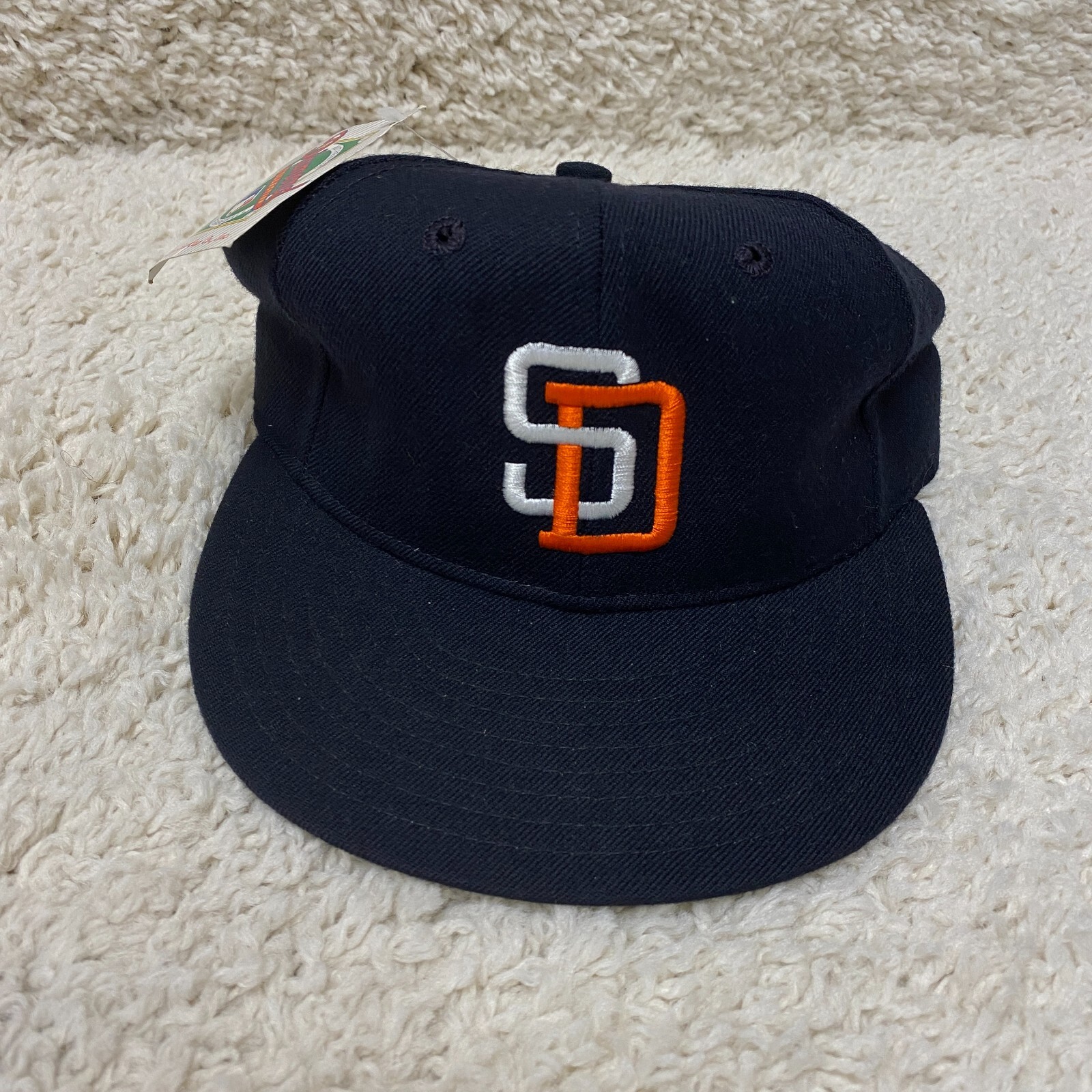 Vintage NEW New Era San Diego Padres Hat Adult 6 5/8 Blue