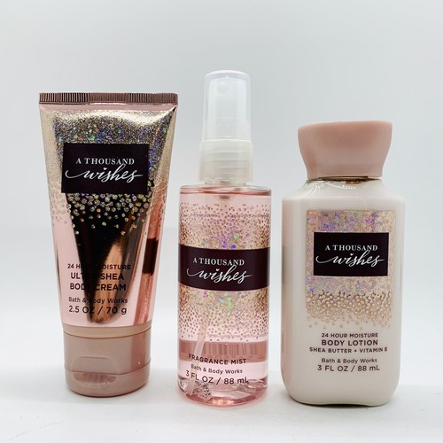 【A Thousand Wishes】Bath&bodyworks ミスト　３本 Amazon.com: Bath & Body Works A Thousand Wishes - Trio Gift