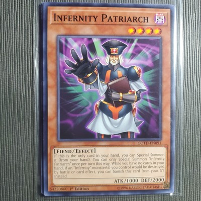 Infernity Patriarch [1st Edition] COTD-EN091 YuGiOh Code Of The Duelist MP