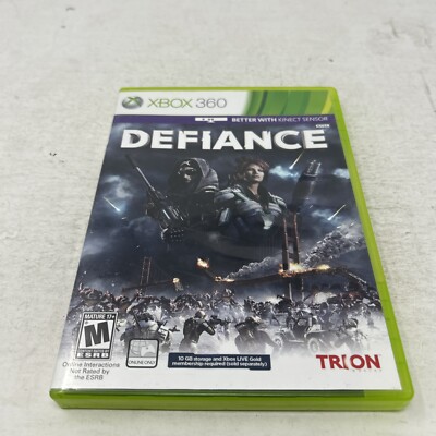 Defiance Microsoft Xbox 360 Complete With Manual Trion