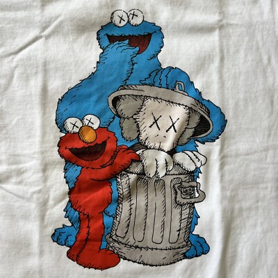 kaws sesame street shirt