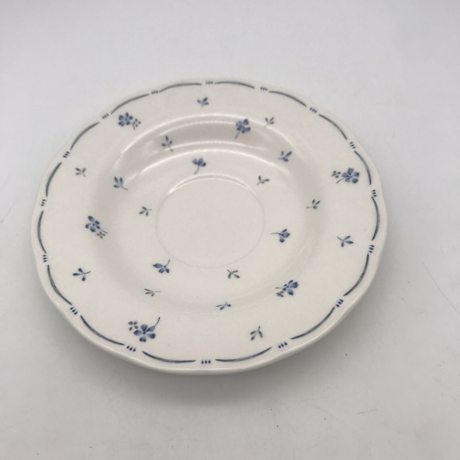 Provincial Designs by Nikko Dauphine Tea Cup Saucer Blue Provincial Designs by Nikko Dauphine Tea Cup Saucer Blue