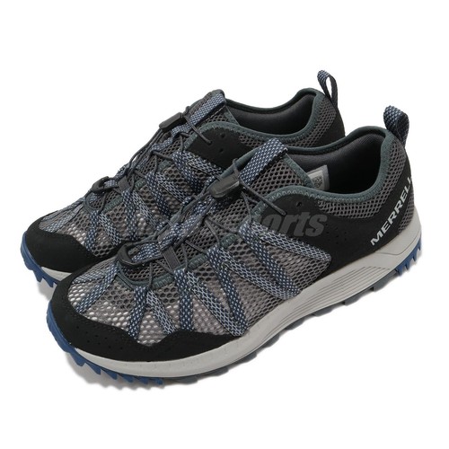 

Merrell Wildwood Aerosport Grey Black Men Outdoor Trail Water Shoes J036115, Серый, Wildwood Aerosport