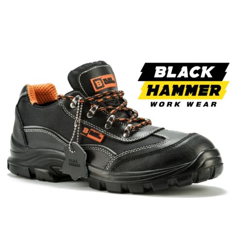 MENS SAFETY LIGHTWEIGHT TRAINERS SHOES BOOT WORK STEEL TOE CAP HIKER ANKLE SIZE