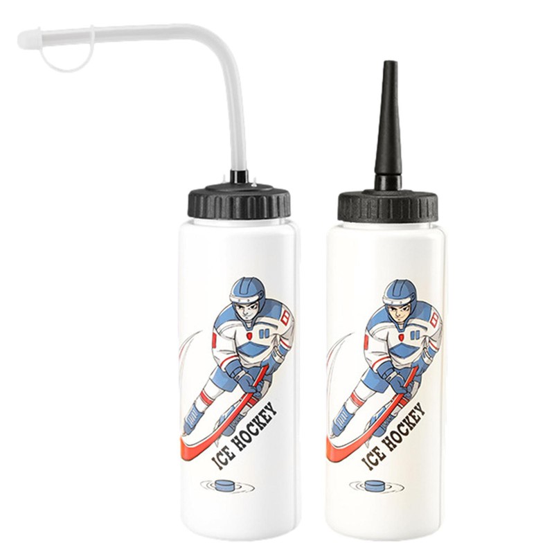 1 Liter Portable Sports Water Bottle With Long Straw