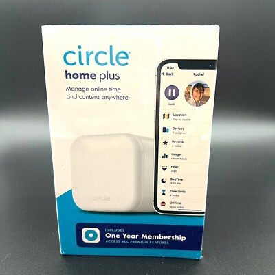 Circle Home Plus Parent Control Hub Device Factory Sealed SLVH2-01-US Smart