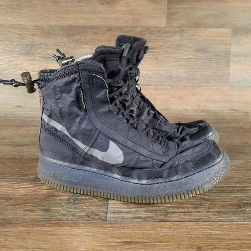 Nike Air Force 1 High Shell Black Women's 8.5 Shoes Sneakers