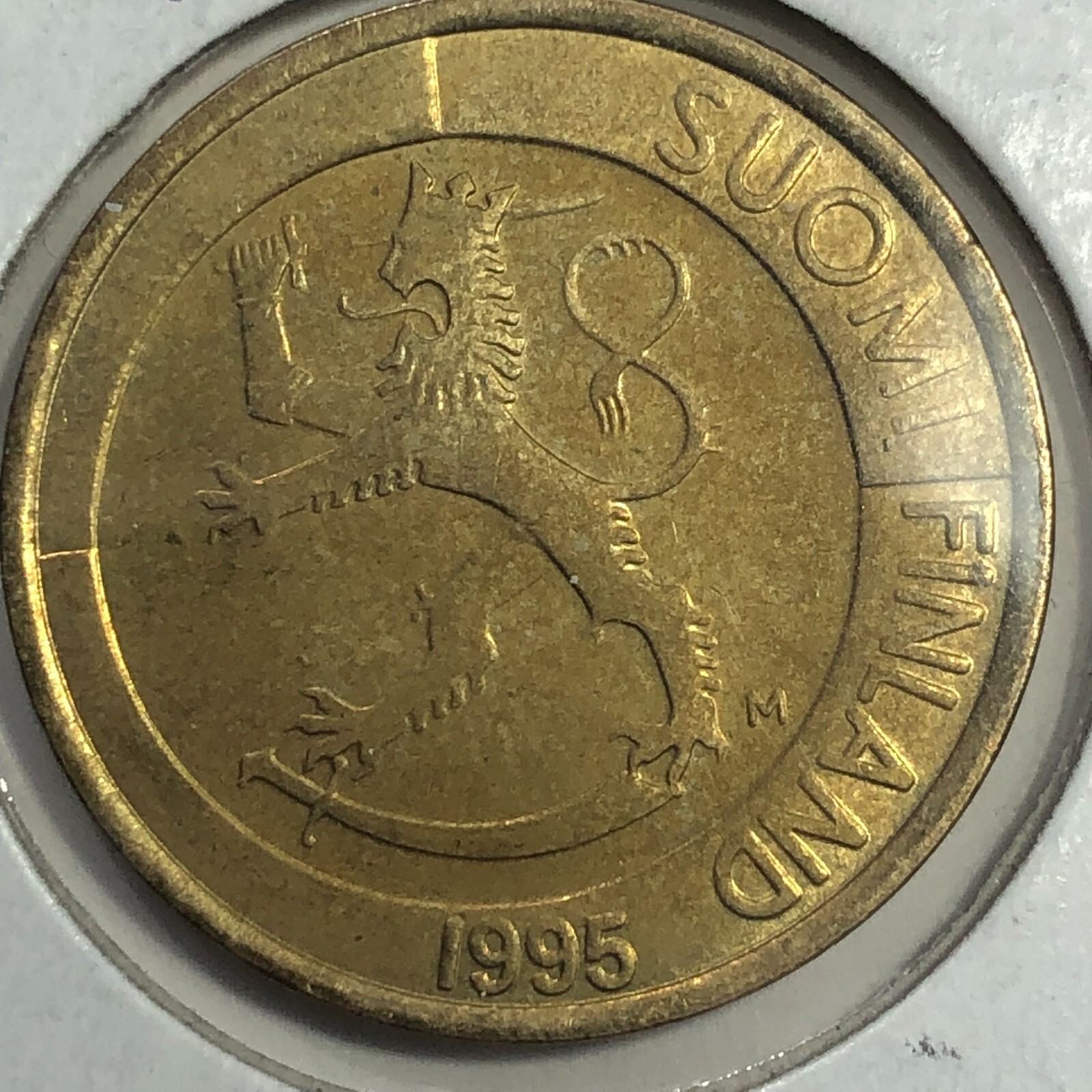 外国の硬貨 1995 Finland One Markka Foreign Coin #1776 | eBay