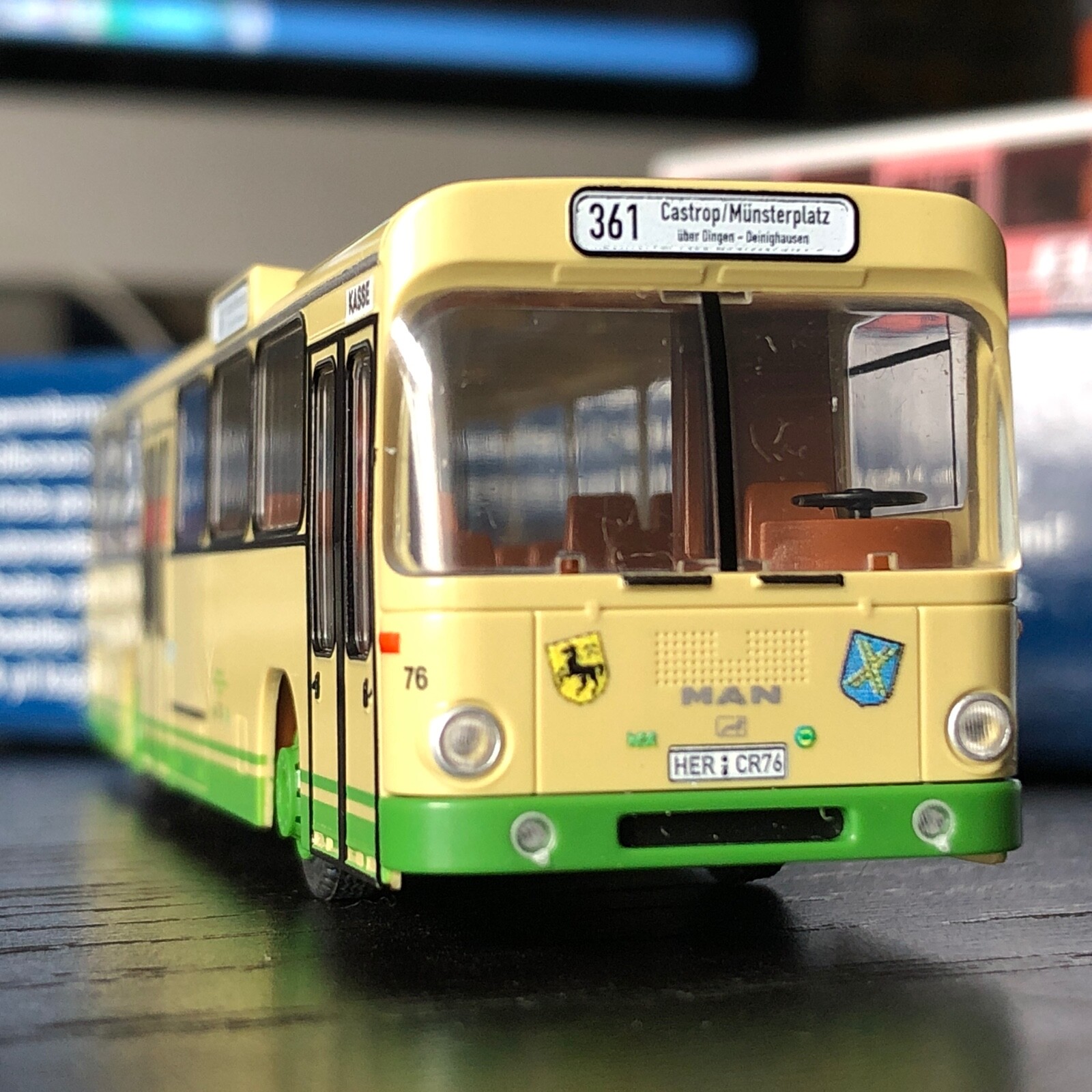 Rietze • MAN SL 200 HCR Herne Stadtbus • H0 • 1:87