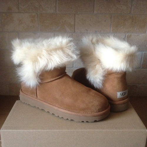 Pre-owned Ugg Milla Chestnut Suede 