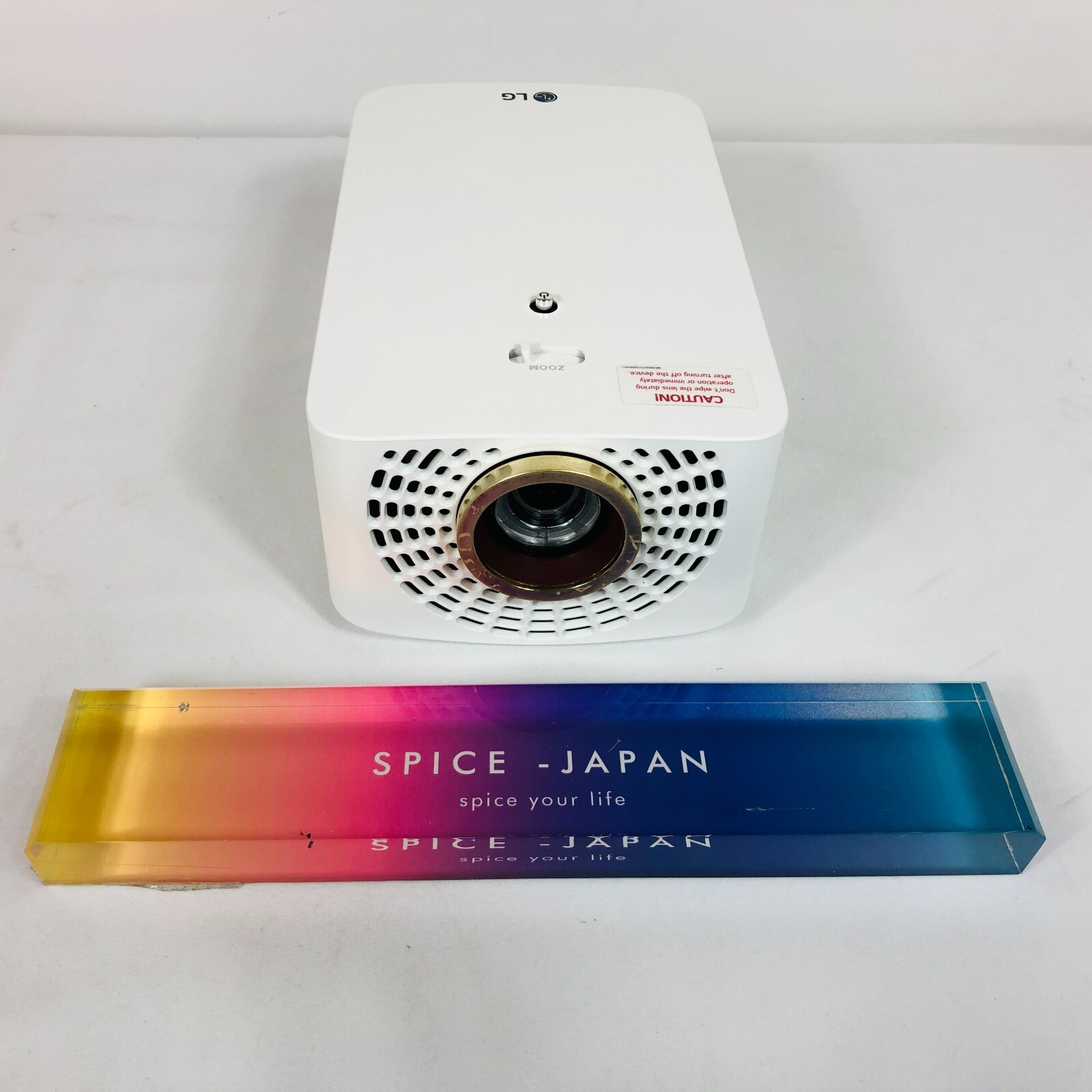 LG Minibeam Projector Electronics PH550G White Tested Used LG Minibeam Projector Electronics PH550G White Tested Used