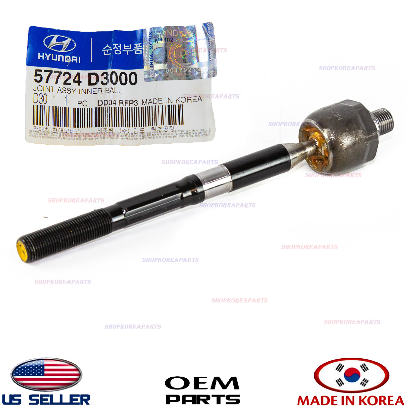 の子様 ✓Genuine✓ Inner Steering Tie Rod Hyundai Tucson 16-21 Kia