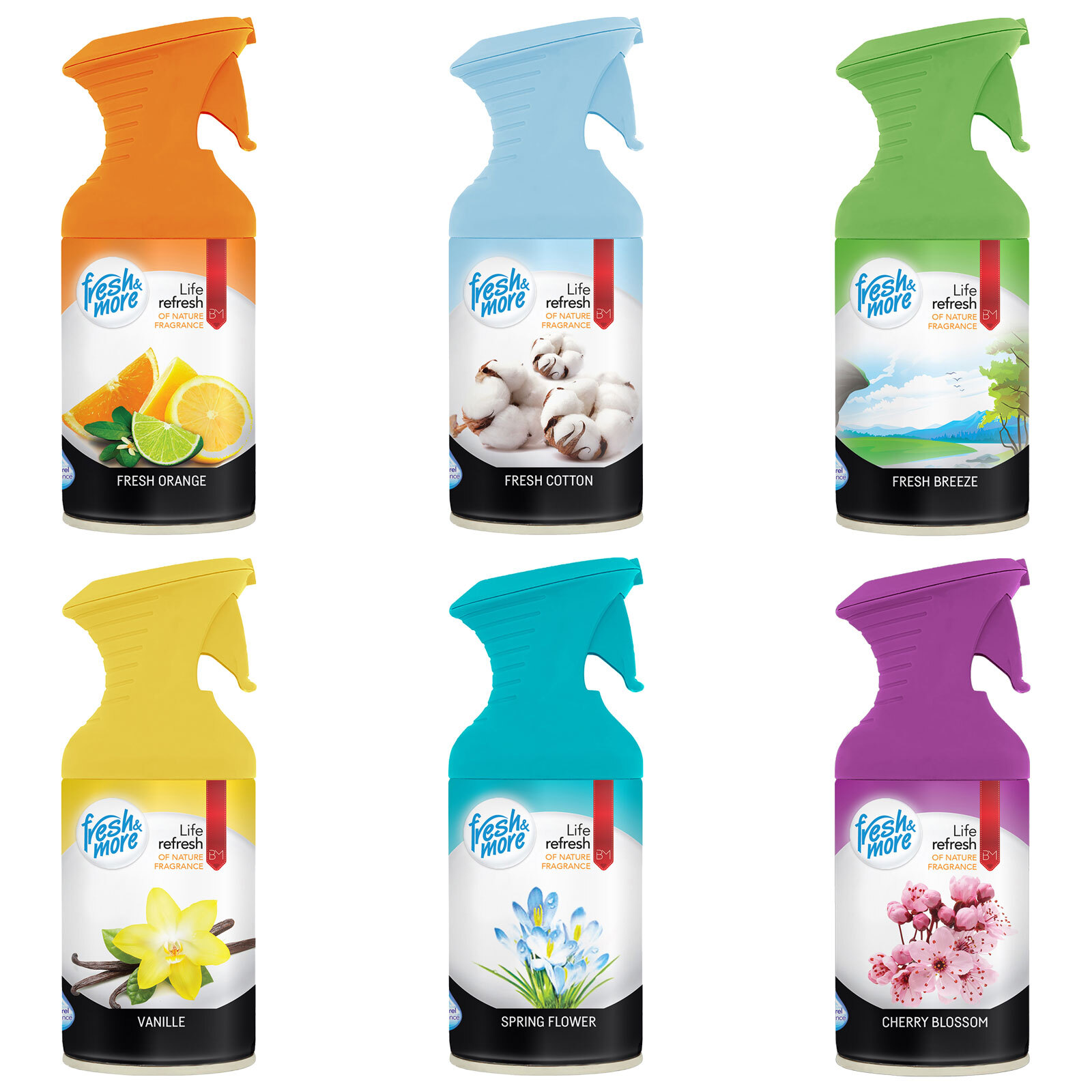 Fresh & More Raumspray Lufterfrischer (3er Pack) 250ml