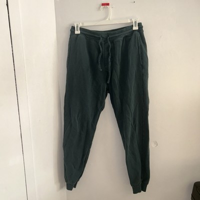 Goodlife Womens Cotton  Draw String Joggers Green Size Large