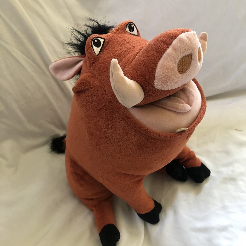 pumbaa stuffed animal with bugs