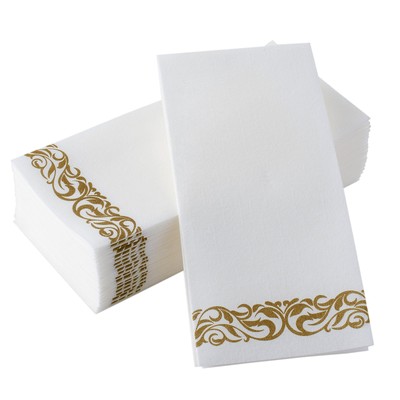 Disposable Guest Towels for Bathroom -Linen-Feel Hand Towel -Paper Napkins fo...