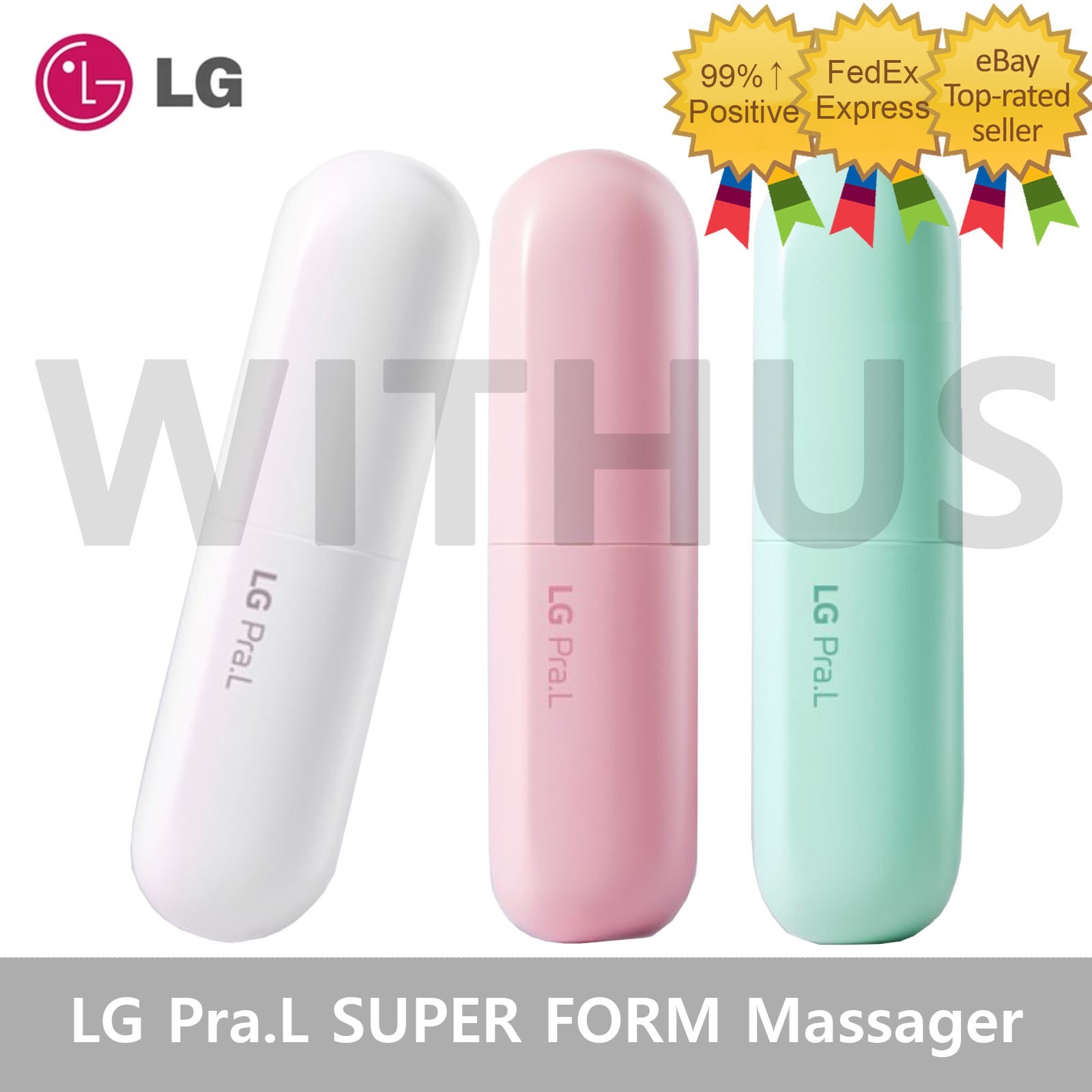 LG Pra.L SUPER FORM Galvanic Booster Facial Massager Skin