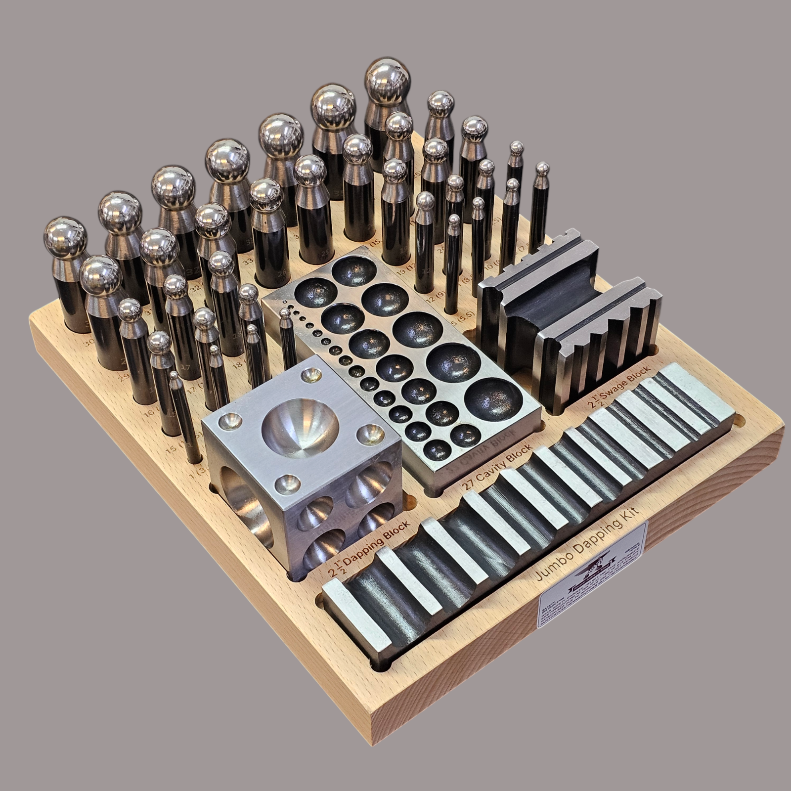 DIY Making Gold Silver Copper Jewelry Processing Gold Beating Dapping Tool Kit