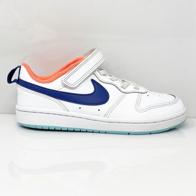 

Белые повседневные кроссовки Nike Boys Court Borough Low 2 BQ5451-112, размер 1,5 года, Белый, Court Borough