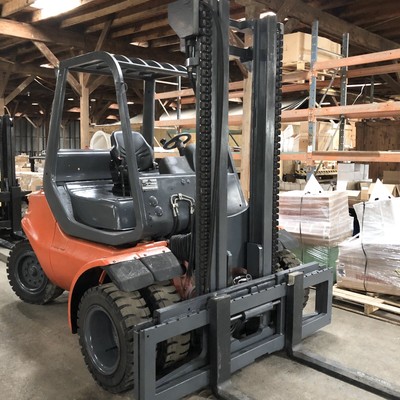 Forklift For Sale In Miami 2004 Toyota Model 7fgcu25 Triple Mast Lp Gas 11 500 Forklift Truck Cranes Outdoor Power Equipment