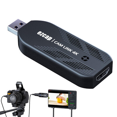 Cam Link 4K External Camera Capture Card Record via Camcorder, Actioncam P1F4