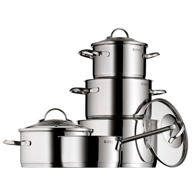 WMF Topfserie PROVENCE PLUS Topfset 5-teilig mit Glasdeckeln INDUKTION
