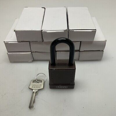 12 Pack Abus Lockout Padlock Keyed Different 1 1/2  Shackle Clearance 48JR70