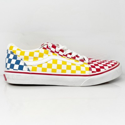 Vans Boys Off The Wall 508731 Многоцветная повседневная обувь Кроссовки, размер 7