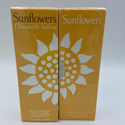 2 X Elizabeth Arden Sunflowers Eau De Toilette Spray for Women 1.7 Oz