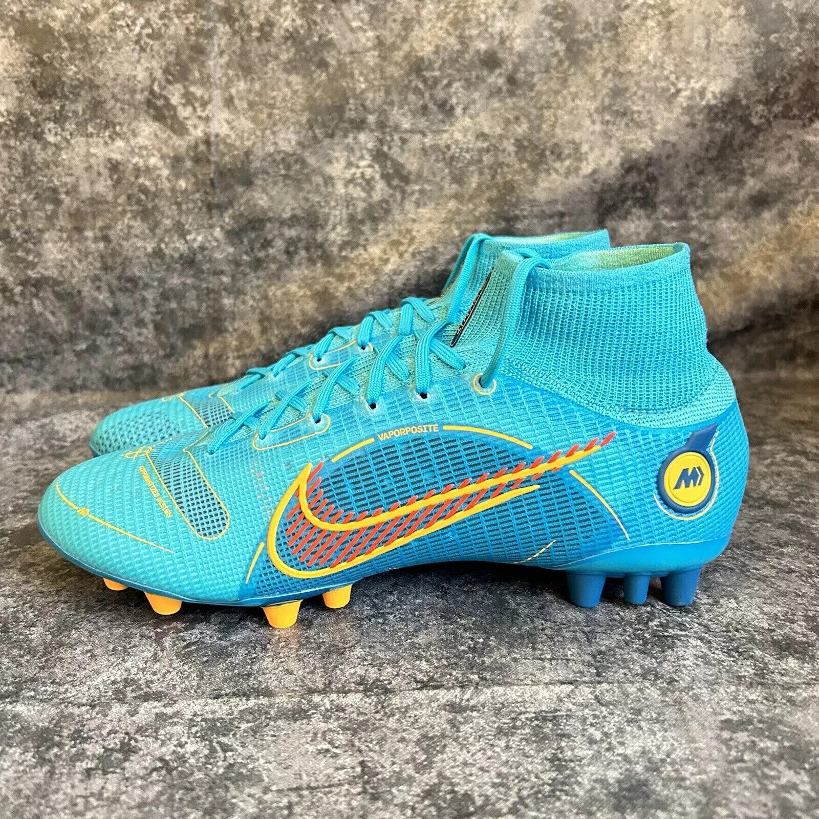 Pre-owned Nike Mercurial Superfly 8 Elite Ag Pro Soccer Chorine Blue Dj2841-485 Men's 9
