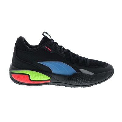 

Puma Court Rider Pop 37610701 Мужская черная синтетическая спортивная баскетбольная обувь, Черный, Puma Court Rider POP