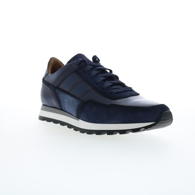 BRUNO MAGLI BRUNO MAGLI GALLO BM3GALN0 MENS BLUE LEATHER LIFESTYLE SNEAKERS SHOES