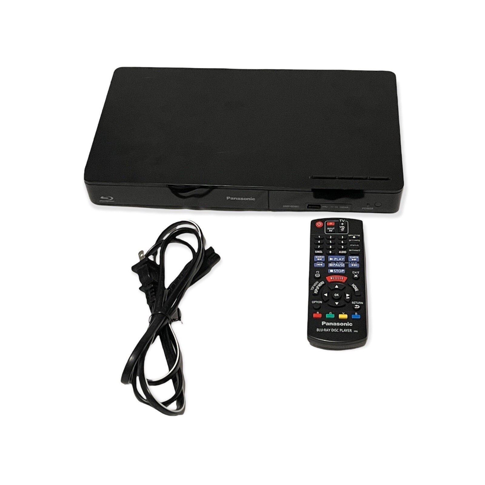 Panasonic DMP-BD901 HDMI Blu-ray / DVD Player WiFi / LAN With Remote - Tested Panasonic DMP-BD901 HDMI Blu-ray / DVD Player WiFi / LAN With Remote - Tested