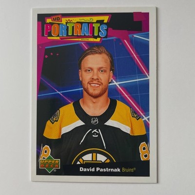 2020 Upper Deck Series 1 #P-27 David Pastrnak UD Portraits