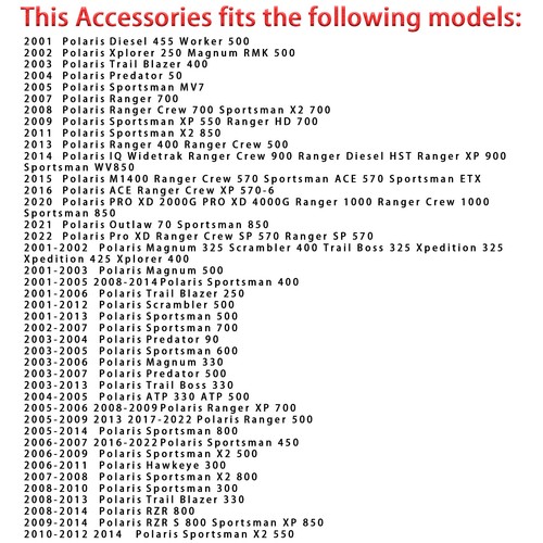 4X Rear Stabilizer Bar Bushings for Polaris Ranger 500 570 499 700 800 900 1000