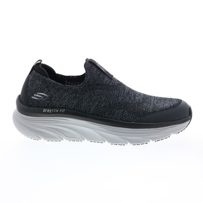 Мужские черные кроссовки Skechers Relaxed Fit DLux Walker Quick Upgrade