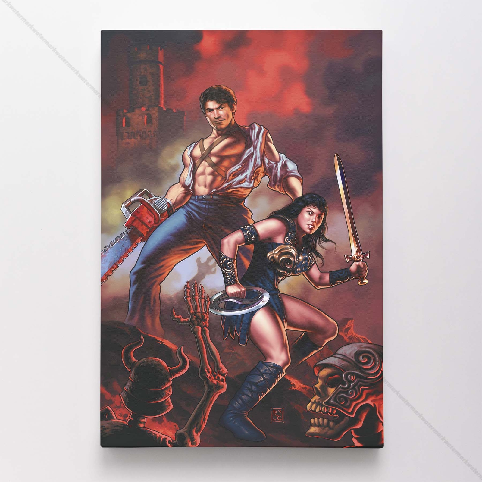 Army of Darkness Poster Canvas Evil Dead Ash Movie Art Print #144